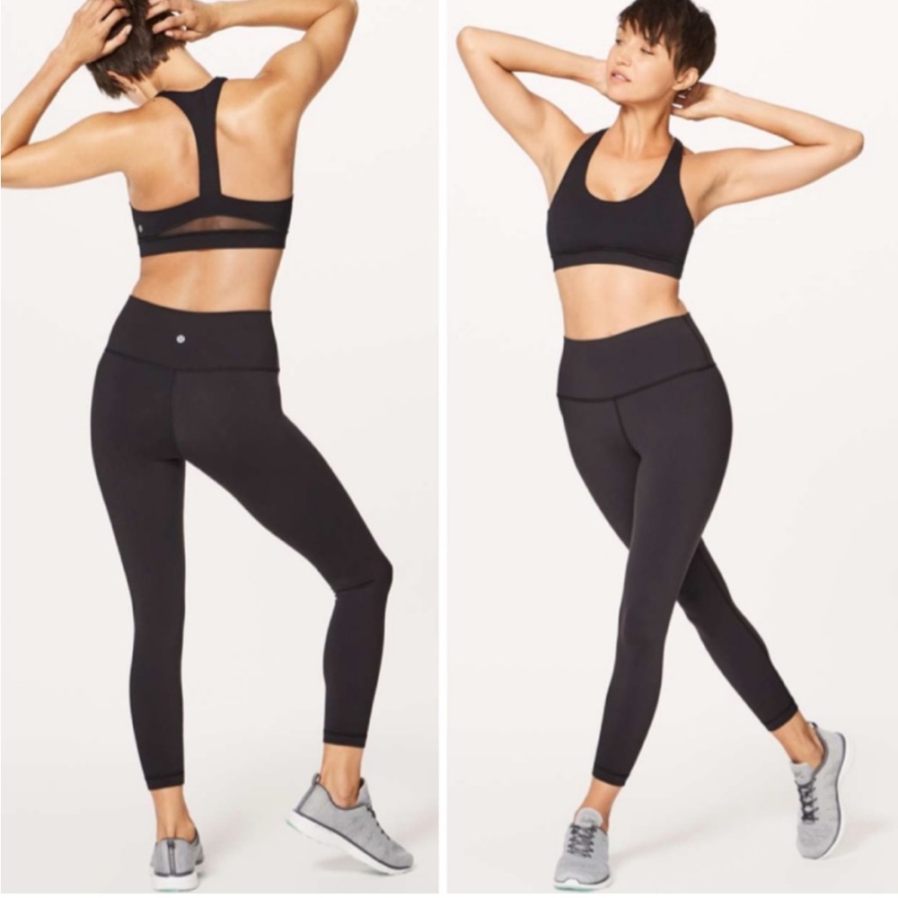 Lululemon Wunder Under High Rise 7/8 Black Legging